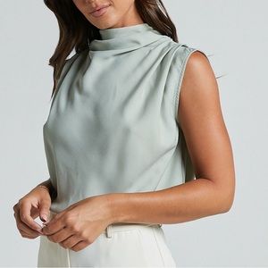 Showpo - Arianae High Neck Top